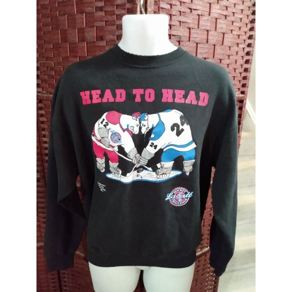 Vintage Labatt Beer Hockey Challenge Sweatshirt XL 90s Y2K Graphic Sweatshirt